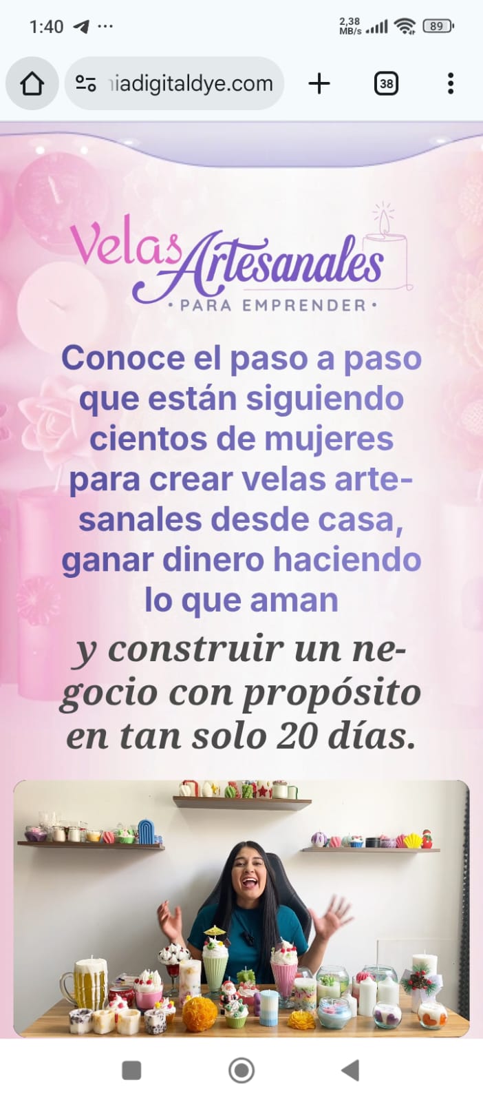 Velas Artesanales para Emprender - Curso Completo + 3 Bonos