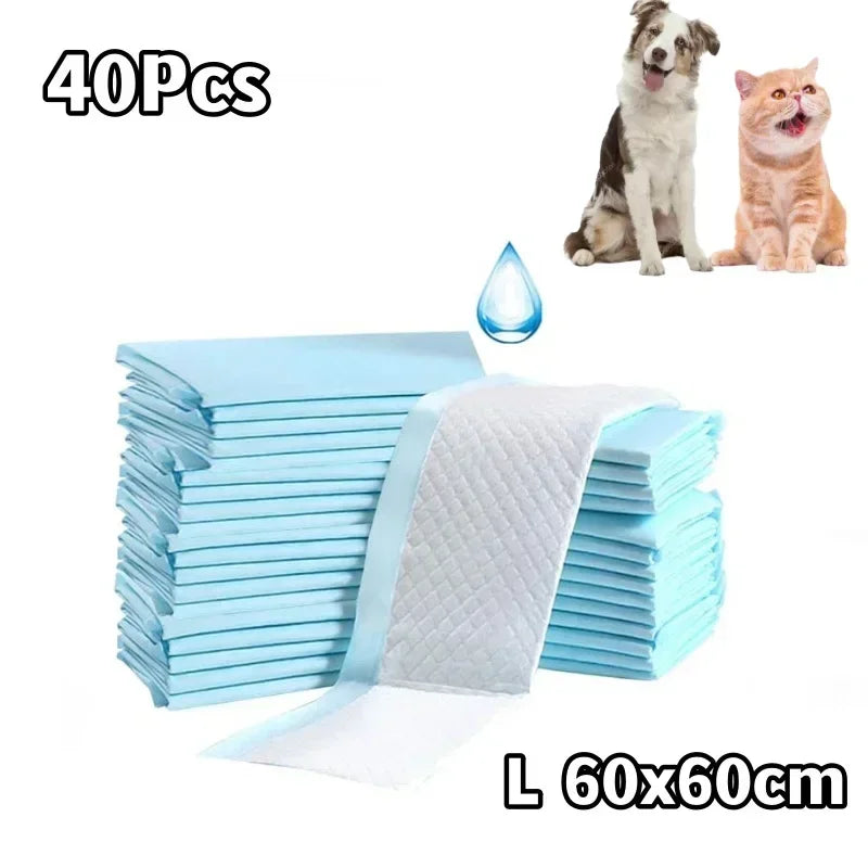 S/M/L/XL Ultra-Absorbent Quick-Dry Nonwoven Fabric Puppy Training Pads Pet Pee Pads for Effective Dog Housebreaking